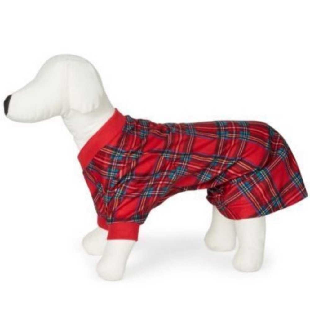 Family Pajamas Pet Dog Matching Brinkley Plaid Pajamas Medium